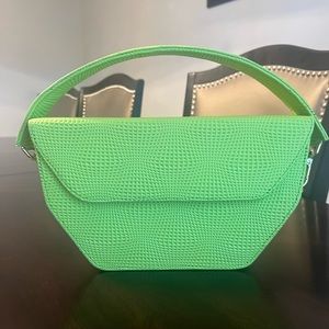Anima Iris Lime Green Zoe Handbag
